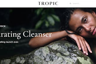 design skincare shopify website beauty ecommerce website dropshipping website