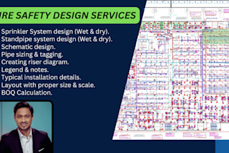 design fire protection sprinkler system drawings as per nfpa standards