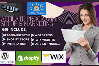 setup affiliate tracking program, referral tracking system, affiliate website