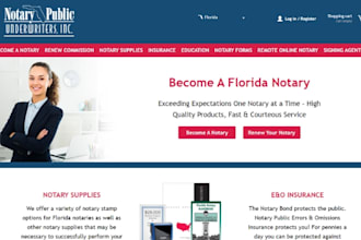 notary website notary landing page notary fingerprint attorne apostille website