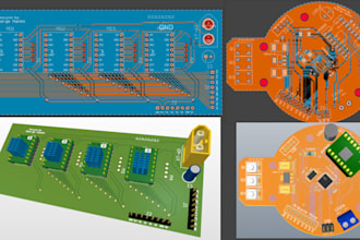 design a circuit board for you using stm32, esp32 or arduino