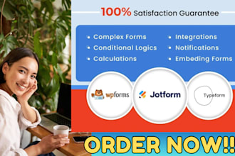 create online survey in jotform, surveymonkey, typeform and google form