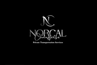 design luxury glam silver black logo design