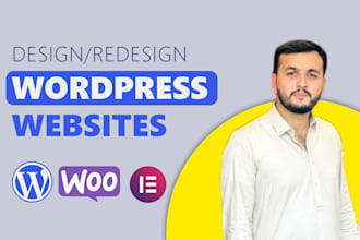 design wordpress website for schools, hospitals, shops