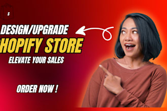 design,clone and upgrade ur shopify ecommerce website