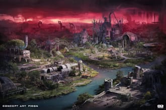 environment concept art landscape design