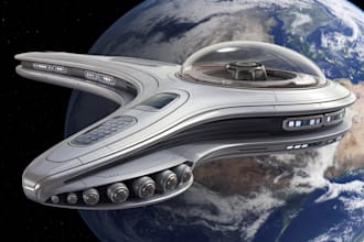 create your ideal spaceship or any design