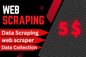 do python web scraping, data scraping and mining from any website