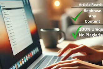 write, rewrite and rephrase the article and blog post