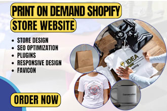 design print on demand custom t shirt mug all over print hoodies shopify store