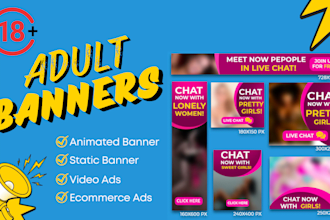 design engaging adult banner ads for trafficjunky and exoclick