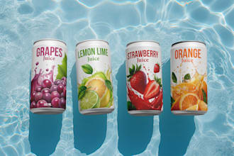 make label designs, supplement labels, and package designs