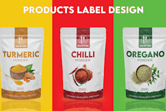do label designs, food labels, product labels, coffee labels, supplement labels