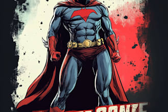 create a dc or marvel style comic book superhero character