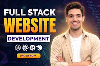 do website development as full stack frontend backend dev rebuild the website