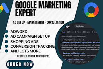 be your google ads expert, set up go0gle adwords, PPC ads manager, shopping ads
