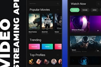 develop live streaming app, live streaming website, video streaming app