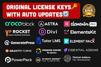 install elementor pro tutor lms pro amelia pro astra pro