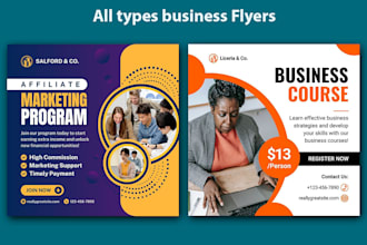 design a canva flyer for your business in one hour