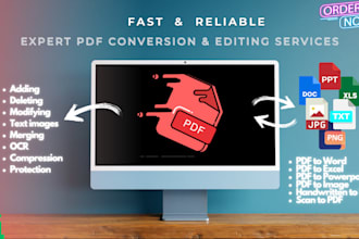 convert and edit your PDF files