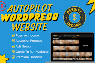 create an adult wordpress website for passive income