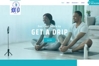 design iv hydration website, iv therapy website, medical rehydration website