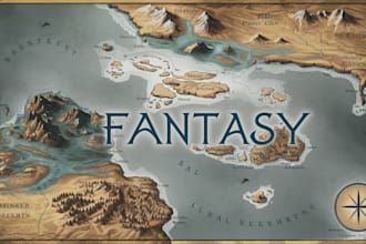 ccreate high quality bespoke fantasy maps