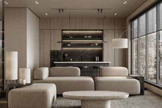 do 3d interior designs, remodel plans, renders for living, kitchen, bedroom etc