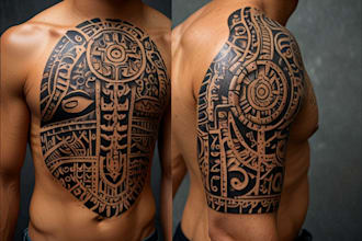 design your polynesian tribal tattoo