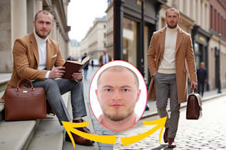 do realistic face ai image photography for business or fashion