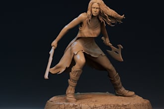 sculpt 3d model, jewelry, 3d printer, miniature, figure, zbrush for 3d printing