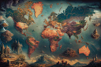 make fantasy maps of world, region for your rpg game