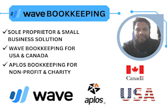 do set up, clean up, reconciliation and bookkeeping in wave