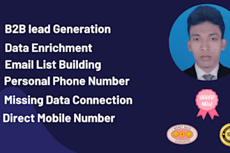 b2b lead generation, data enrichment, direct mobile number