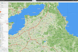 create a vector map with illustrator