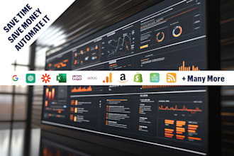 automate google sheets excel API and more incl dashboard