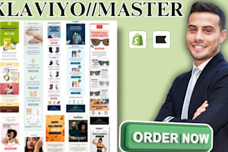 setup klaviyo email marketing flows, sms klaviyo flows, shopify klaviyo campaign