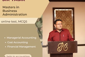 be your accounting tutor and help you in online test