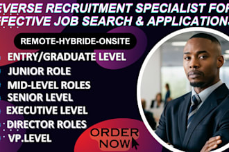 reverse recruit, apply for 1000 jobs job search CV job application job hunt job