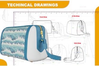 provide technical drawing, drawing, technical, cad, fashion