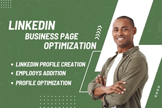 optimize linkedin business page and add your company employee with integration