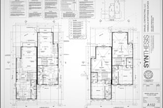 draw home addition and renovation blueprints for city permit