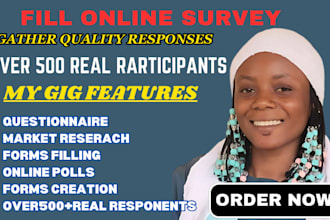 collect 1000 respondent to complete online survey questionnaire google form