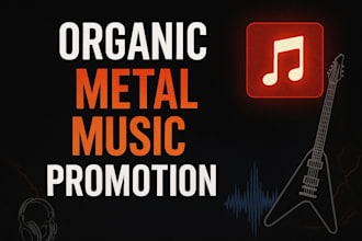 promote your metal song with organic itunes and apple music marketing