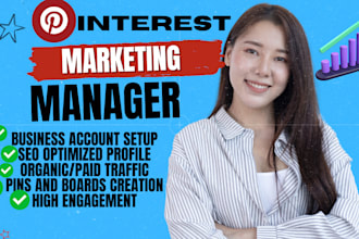 be your professional pinterest marketing manager