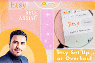 do etsy shop set up or do a complete overhaul