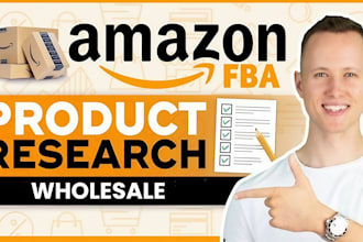 expert amazon fba wholesale product hunting in usa 12 hours leads