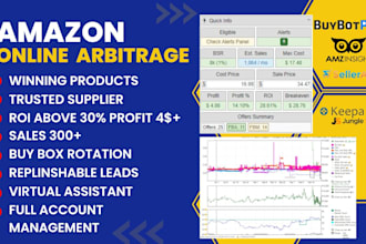 do amazon fba online arbitrage product research