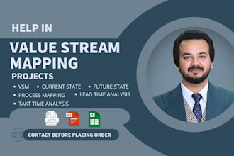 help in value stream mapping vsm projects