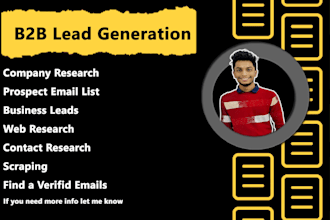 do b2b lead generation for business leads with valid contact list